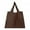 Coffee, variant on Sunjoy Tech 1Pc Oxford Cloth Tote Bag for Women Reusable Foldable Water-Repellent Shopping Storage Handbag