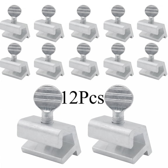 Silver Adjustable, Sliding Window Safety Locks with Keys 12 Piece 12 Pack