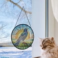thumbnail image 5 of Hanging Stained Glass for Windows European Starling, Mother’s Day Keepsake, Valentine’s Day Decor, Festival Gift Ornament, Christmas Ornament Gift, Keepsake 2025, 5 of 6