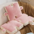 thumbnail image 3 of Puzzle Shaped Cushion - Puzzle Piece Throw Pillow, Home Decoration，Puzzle Shaped Pillow for Office Chair Sofa Back Cushion Plush Household Chair, 3 of 6