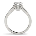 thumbnail image 2 of 14k White Gold Round Diamond Engmt Ring Band Stones 1 1/8 cttw SZ 3.5, 2 of 3