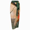 thumbnail image 1 of Nouvelle Robe de Plage Aguichant Imprimée Rétro Maillot de Bain Jupe Longue Tenue de Fête Tenue de Plage Été, 1 of 6