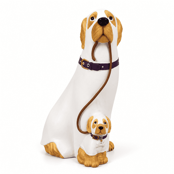 Healthloop Halloween Golden Retriever Ghost Decor, LED Blow Mold Dog Light for Yard Porch