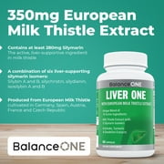 Balance One Liver Support with Milk Thistle & Artichoke, 30 Day Supply