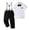 Black, variant on Faraee Toddler Baby Boy Clothes Suit Gentleman Wedding Outfits Formal Dress Shirt with Bowtie Suspender Pants Size 1-5 Years Black