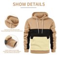thumbnail image 2 of kamemir Vintage Hoodies for Men Men Hoodie Sweatshirt Loose Fit Fashion Pullover Hoodie Casual Long Sleeve Hooded Sweatshirt with Pocket(Brown,3XL), 2 of 5