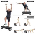thumbnail image 3 of Marchepied d'Exercice 27 Pieds' Hauteur Réglable avec Rehausseur pour Entraînements à Domicile Accessoires D\'entraînement Physique pour Gym à Domicile, 3 of 8