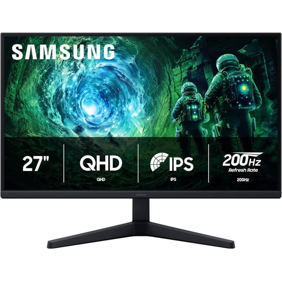 27” Odyssey G5 G53F QHD Resolution Gaming Monitor, HDR10, 200Hz Refresh Rate, IPS Panel, AMD FreeSync™ Premium, Black Equalizer, Auto Source Switch, LS27FG532ENXZA