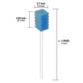 thumbnail image 2 of Disposable Oral Swabs,sterile Sponge Mouth Swabs,individually Wrapped (100pcs,pink), 2 of 5