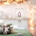 thumbnail image 3 of Rose Wine Glasses,Red Wine Glass With Rose Inside,Crystal Cocktail Cup for Party,Wedding,Christmas and Halloween Celebration,Shatterproof,Individually Packed, 3 of 6