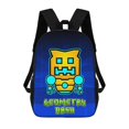 thumbnail image 1 of Game Geometry Dash Lite Geometry Dash Logo Backpack Casual Daypack School Bag Bookbag Satchel Rucksack Shoulder Multipurpose Laptop Backpack 17 Inch F, 1 of 3