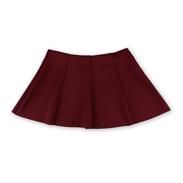 Aeropostale Falda plisada elástica sólida para mujer, rojo, extragrande Aeropostale Plisado