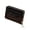 Black, variant on Women's Slim Compact RFID Blocking Card Holder and Key Organizer Pouch for Storage