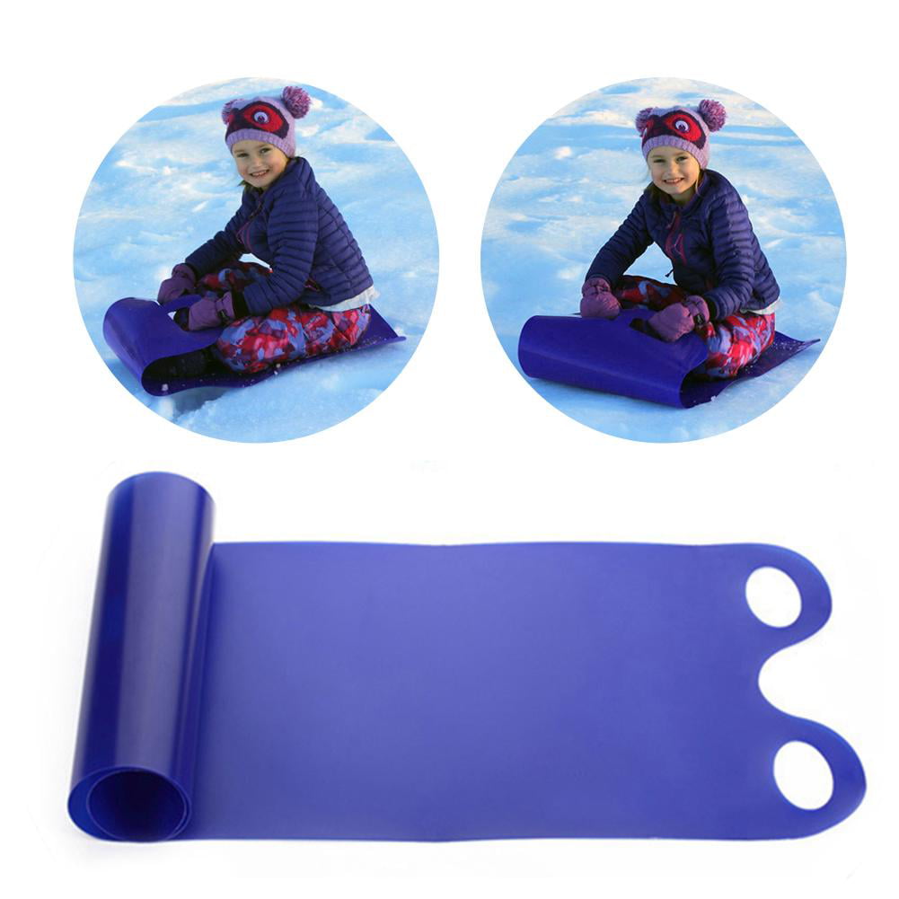 Rolling High Speed Snow Slider Skiing Board Toy for Children Adult Portable Snowboards Snow Sled Simple Winter Snow Sled for Kids and Adults,137x46cm Snow Sled 