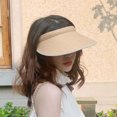 thumbnail image 1 of YAOBAMM Sun Protection Hat Unisex Hat Adjustable Elastic Band Empty Top Wide Long Brim UV Protection Breathable, 1 of 7
