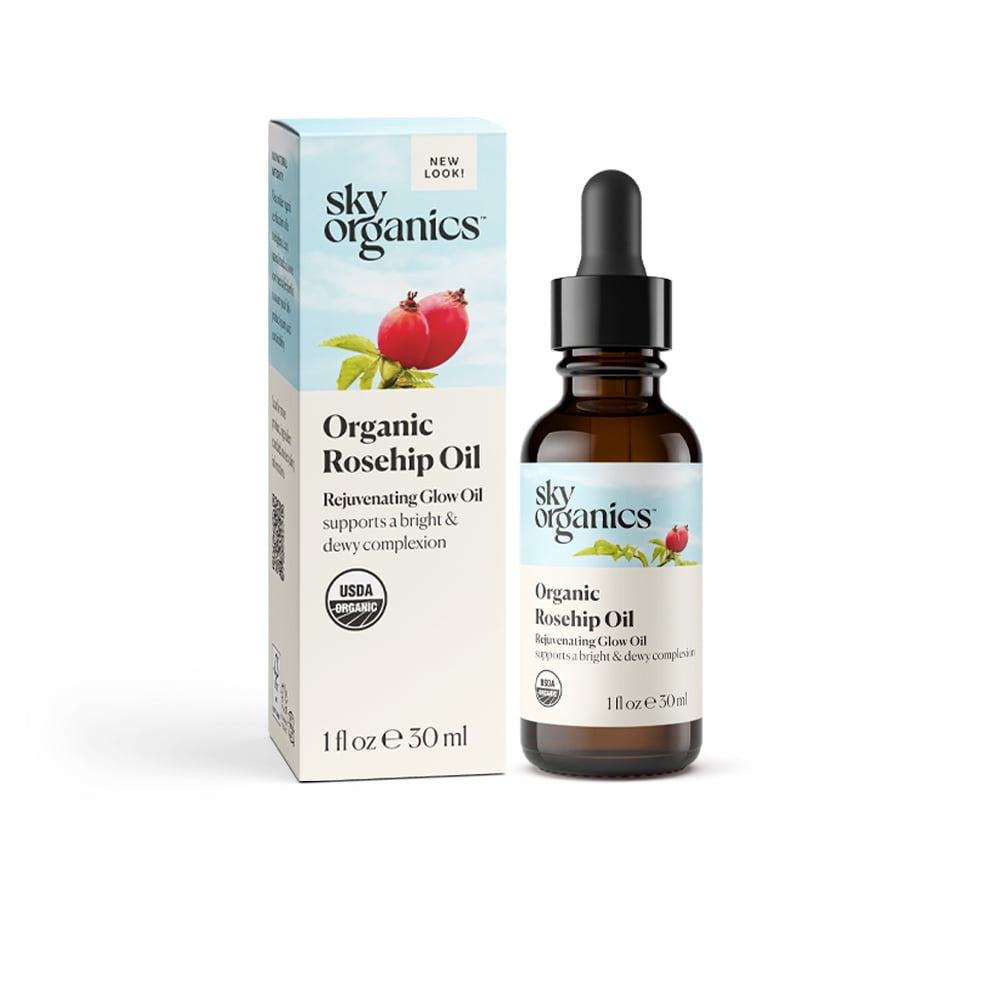 Sky Organics Organic Rosehip Oil, Nourishing Oil for Face, 1 fl oz