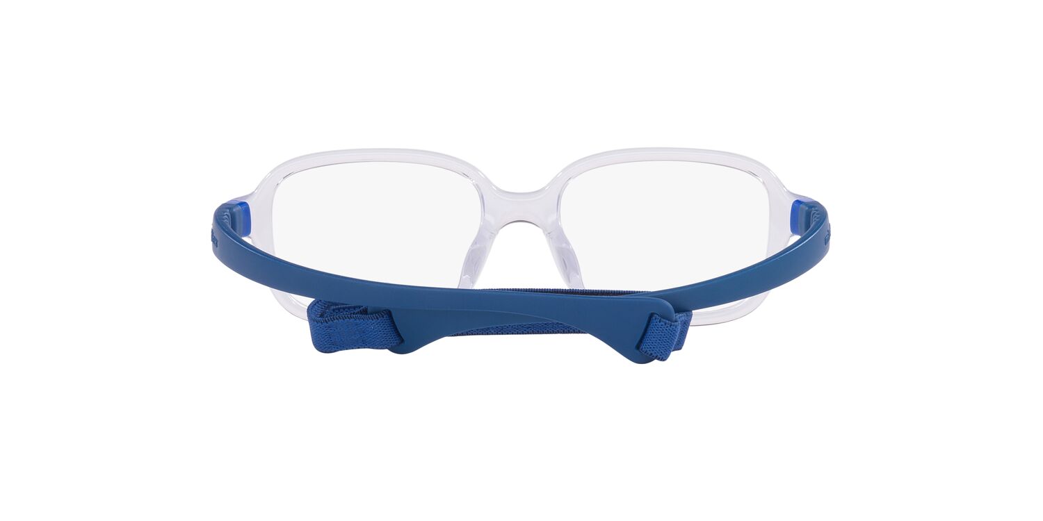 Miraflex Youth Fort-x Flexible Crystal Eyeglasses with Headband and Case, 44mm