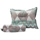 thumbnail image 2 of Coche inflable senderismo viaje almohada con bolsa de almacenamiento compacto antideslizante transpirable Gris verde Cola Almohada de viaje inflable, 2 of 8