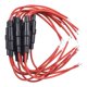 thumbnail image 1 of 10 piezas de portafusibles en línea de 5x20 mm tipo tornillo con cable de 20 AWG, 1 of 7