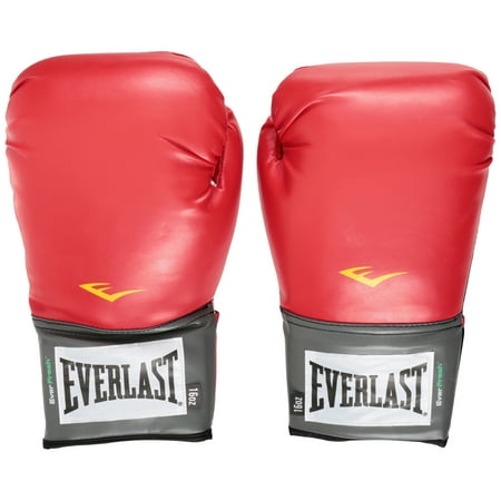Everlast Pro Style Boxing Gloves, 16oz, Red (Real Boxing 2 Best Gloves)