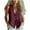 Wine, variant on Karight Women's Linen Tank Tops Button Down V Neck Solid Dressy Blouse Sleevesless Casual Loose Fit Tunic Tops Summer T Shirts