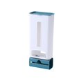 thumbnail image 1 of Wall-Mounted Plastic Bag Dispenser Garbage Trash Bags Storage Box, Dark Blue, 1 of 5