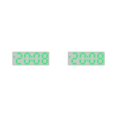 thumbnail image 4 of kurtrusly Wall Mount Clock With Double Placement Large Display Screen Colorful Digital 8017GreenLight 2Set, 4 of 6