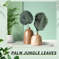 thumbnail image 4 of 88 Piezas de Hojas Jungla Palma 8 Tipos Monstera Tropical ImitacióN con Tallos para Fiesta Hawaiana Luau TemáTica Playa, 4 of 9