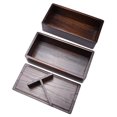 thumbnail image 3 of Cergrey Sushi Lunch Box, Lunch Box, Natural Wooden Lunch Box Double Layer Rectangle Food Container for Picnic Sushi Bento, 3 of 12