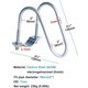 thumbnail image 2 of SeraphinaT 10 Sets 2" x 2" O.D. Cross-Connector Vertical Pipe Clip Crossover, 2 of 5