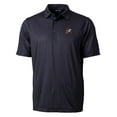 thumbnail image 2 of Men's Cutter & Buck Black Arkansas Razorbacks Primary Team Logo Pike Double Dot Print Stretch Polo, 2 of 3