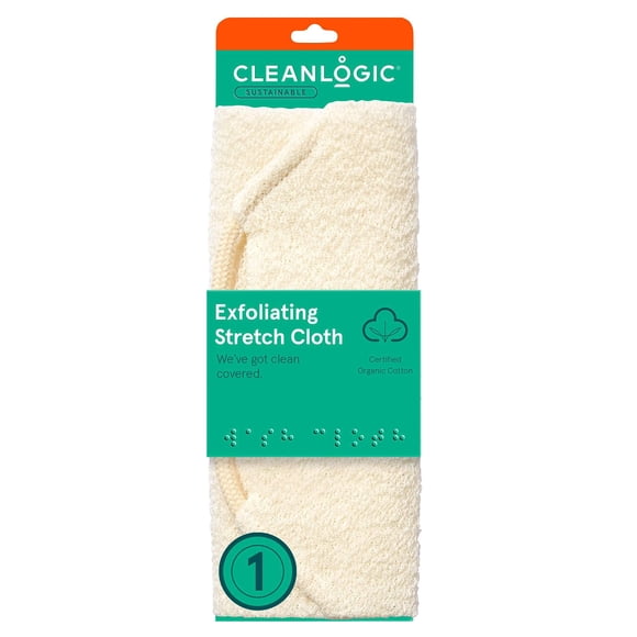 Paquete de 3 paños exfoliantes y elásticos Care de Cleanlogic