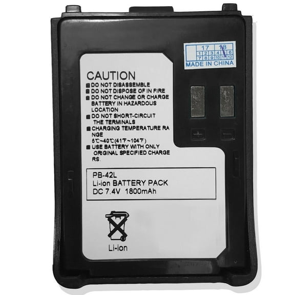 New Battery for PB-42L KENWOOD TH-F7 TH-F7A TH-F7E TH-FTE
