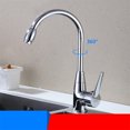 thumbnail image 2 of Rotatable Hot and Cold Water Kitchen Sink Faucet Mixer Sink Faucet Kitchen Accessories (Without the Hoses), 2 of 7