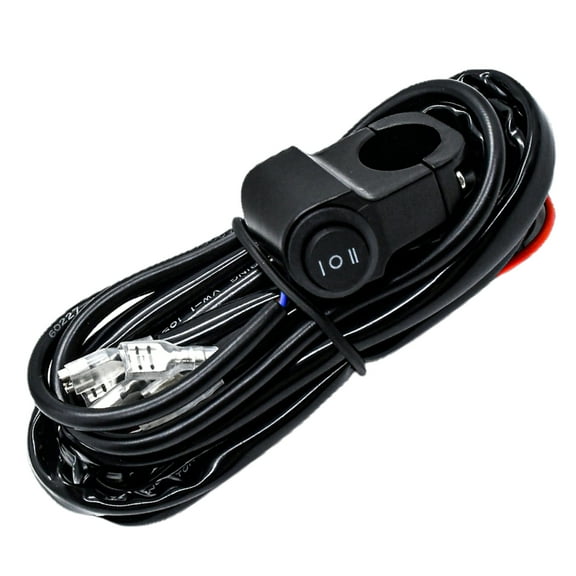 Waterproof Motorcycle Fog Lights Wire Harness Headlight Spotlights Wire Cable Suitable for ATV Car LED Work Light