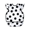 thumbnail image 3 of Tiny Twinkle Mess Proof Baby Bib - Waterproof Baby Apron - Great Travel Bib for Baby Eating - Baby Food Bib Large 2-4 Years Modern Floral, 3 of 10