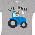 thumbnail image 4 of Inktastic Farmer Tractor Little Bro Boys Baby Bodysuit, 4 of 5