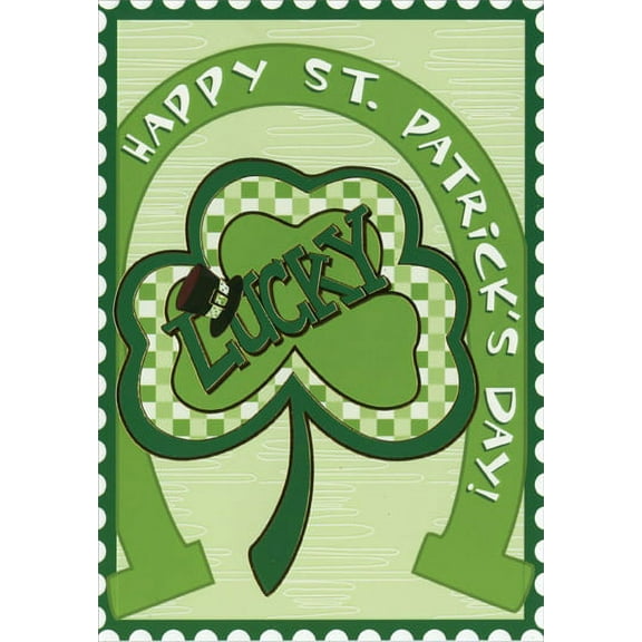 Designer Greetings Lucky Shamrock St. Patrick's Day Card