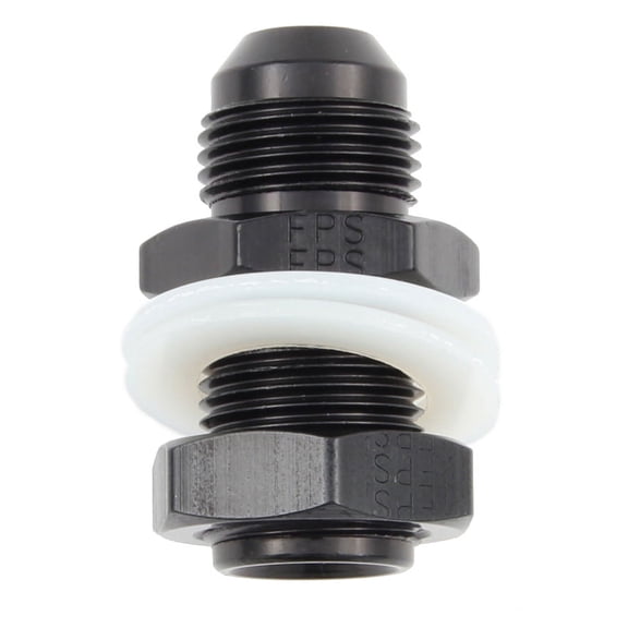 Fragola Performance Systems 483108-Bl #8 Fuel Cell Bulkhead Fitting Black
