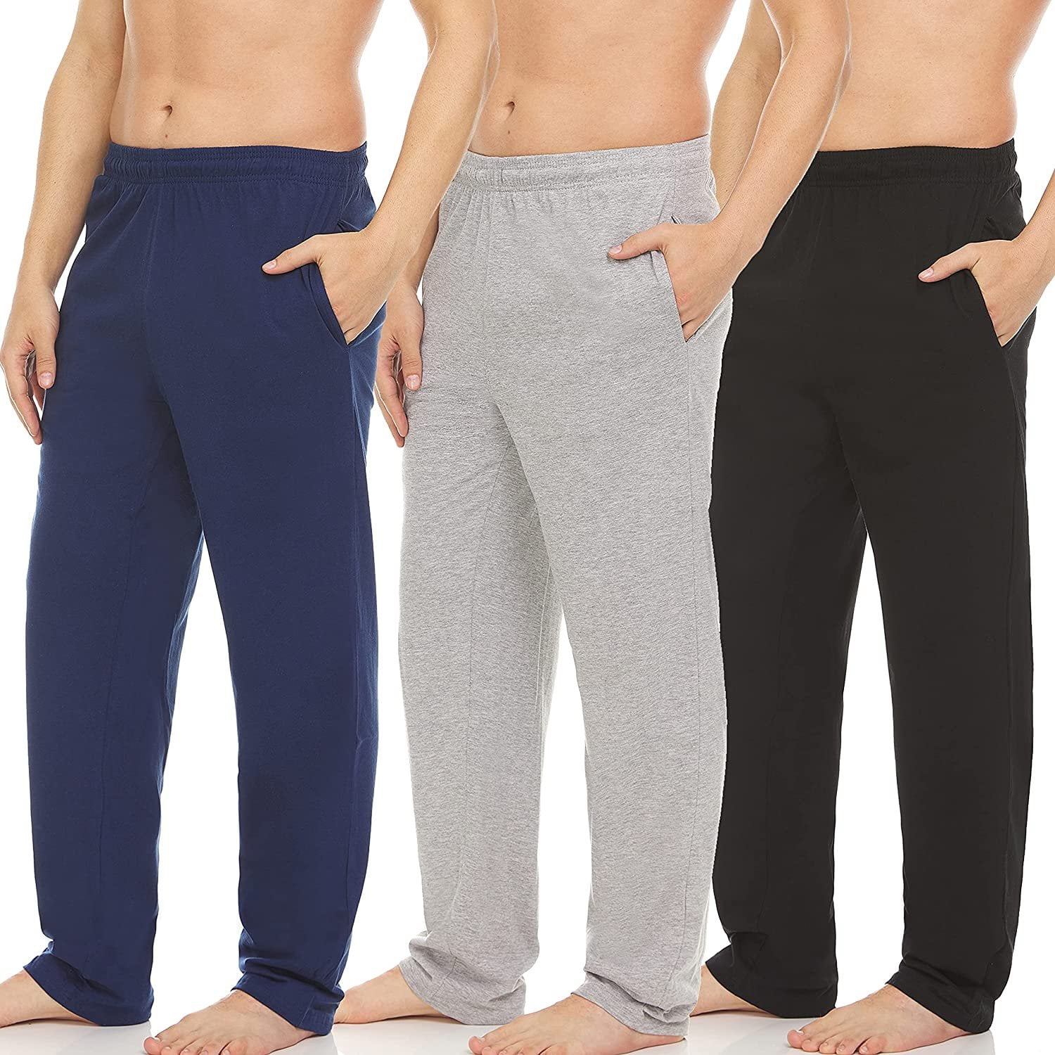 Details about   Hot Men's Soft Loose Lounge Pants Comfortable Lacing Home Pants Sleepwear S-2XL 