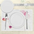 thumbnail image 3 of Ambesonne Watercolor Place Mats Set of 4, Pink Flower Petals, Standard Size, Magenta Pale Pink, 3 of 6