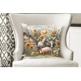 thumbnail image 5 of Ambesonne Rustic Throw Pillow Cover Pack of 2, Vintage Rural Farmhouse Life, 2 Pcs-26"x16", Earth Yellow and Multicolor, 5 of 5