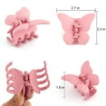 thumbnail image 5 of LUXERAD Canitor Hair Clip Butterfly Cute Claw Clips 1.9" for Thin Hair 4 Count, 5 of 6
