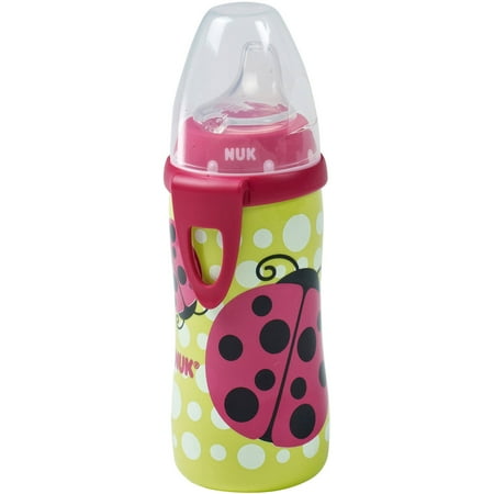 NUK - Silicone Spout 10-oz Active Cup, BPA-Free, Ladybug