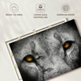 thumbnail image 6 of Elephant Stock Lion Eyes Pop Wall Art - Horizontal Canvas Wall Art - Living Room Wall Decor - Animal Canvas - Gray And Orange Decor - 12" x 8", 6 of 8