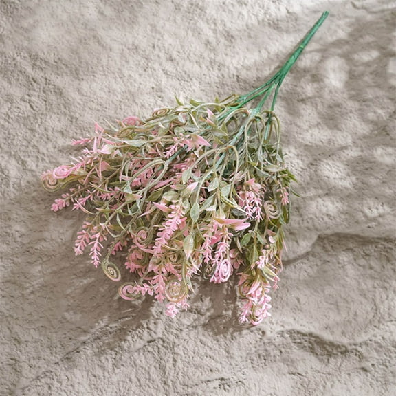 Artificial Flower Bouquet - 14.3 Inch Realistic Fake Flowers for Wedding, Home Decor, Centerpieces, Party Decoration - 1 Pack