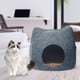 thumbnail image 5 of Cama acolchada para , camas extraíbles para para suministros para mascotas de interior con cremallera, tienda pequeña lavable para , oscuro Colco Cueva de la cama del gato, 5 of 7