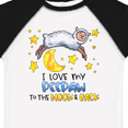 thumbnail image 4 of Inktastic I Love my Peepaw to the Moon and Back Cute Sheep Boys or Girls Toddler T-Shirt, 4 of 5