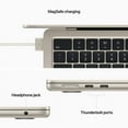 thumbnail image 6 of Restored Premium 2022 Apple MacBook Air Laptop with M2 chip: 13.6-inch Liquid Retina Display, 8GB RAM, 256GB SSD Storage, Starlight (Refurbished), 6 of 6