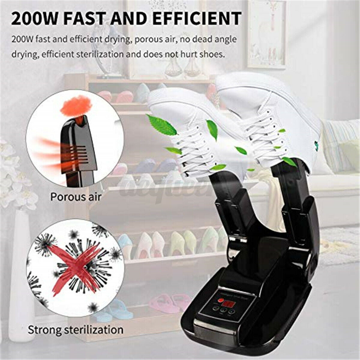 Electric Retractable Shoe Boot Timing Dryer Warmer Sterilization ...